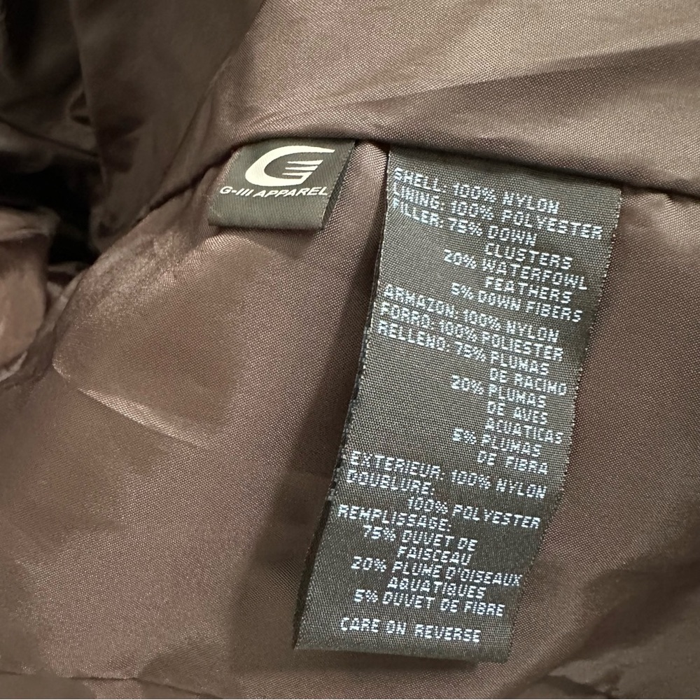 Brown Nine West Puffy Jacket - Picture 5 of 7